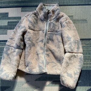 Patagonia full zip floral fleece